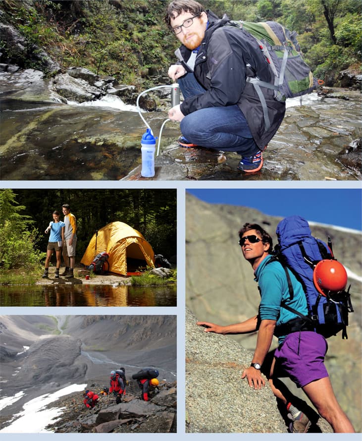 Diercon outdoor water purification in action